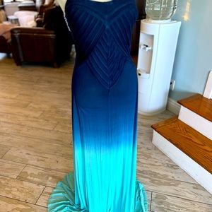 Ombré maxi dress